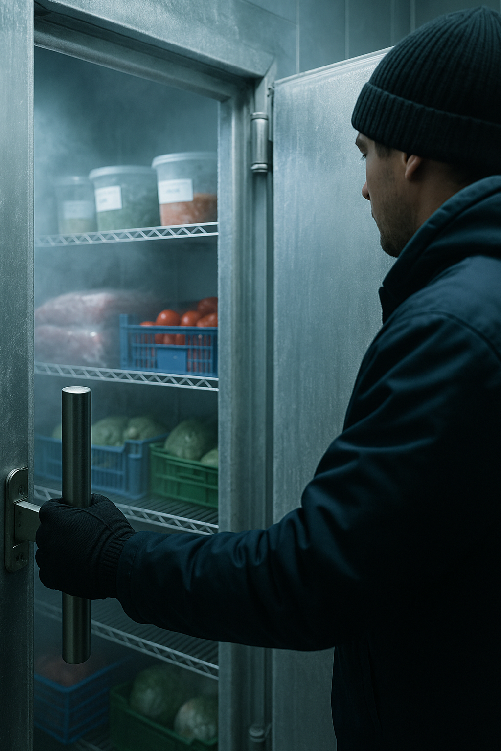 Cold room panels and doors